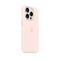 Чехол Apple iPhone 15 Pro Max Silicone Case with MagSafe Light pink