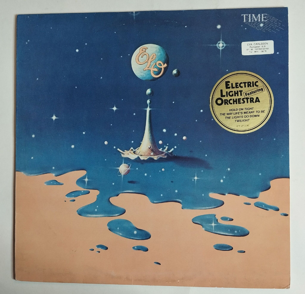 Винтажная виниловая пластинка LP ELO Electric Light Orchestra Time (Holland 1981) (EX)