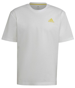 Мужская теннисная футболка Adidas Clubhouse Ballin Tennis T-shirt - white