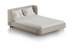 Кровать Basic спальное место 140*200 см (молочный, букле)