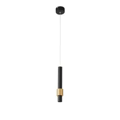 SL1591.403.01 Светильник подвесной ST-Luce Черный, Анодированный золотой/Черный LED 1*6W 3000K Подвесные светильники