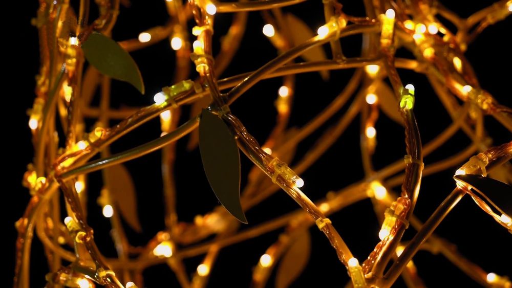 Светодиодная фигура "Волк воющий"