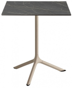 Стол ламинированный обеденный Scab Design Tripe, тортора, черный мрамор Сахара