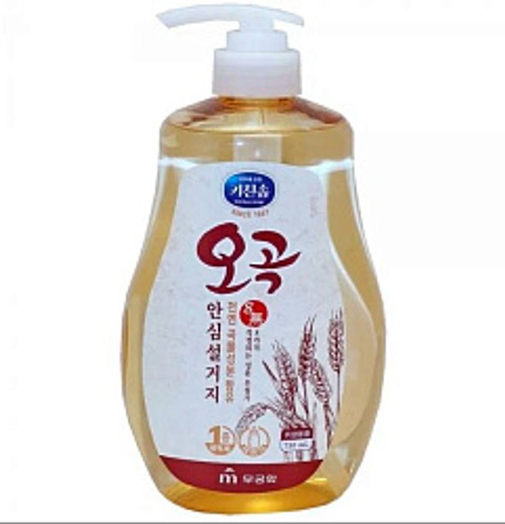 [MUKUNGHWA] Средство для мытья посуды 5 ЗЛАКОВ Kitchen Soap Five Grains Dishwashing Detergent, 750мл