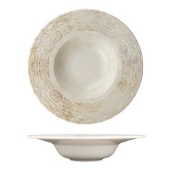 Тарелка глубокая 450 мл d 28 см h6 см прямой борт для пасты, для супа Antico By Bone [6]