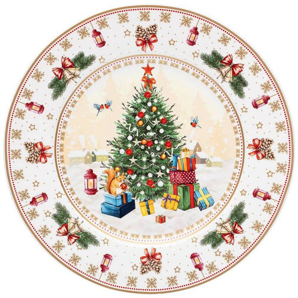 Тарелка закусочная Lefard "Елка" 20.5см