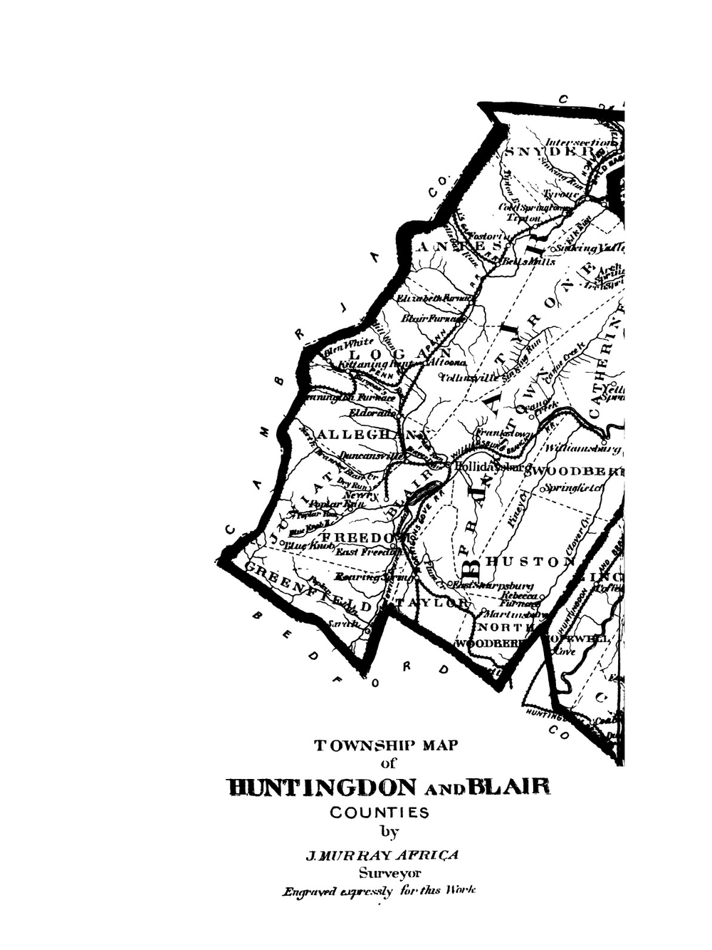 History of Huntingdon and Blair counties, Pennsylvania. Volume 1 | Africa J. Simpson