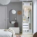 Платяной шкаф - IKEA PAX/FARDAL, 75x60x236 см, белый ПАКС/ФАРДАЛЬ ИКЕА