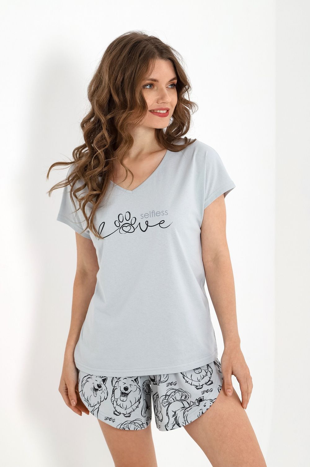 Пижама Джули-3 Виотекс СЕРЫЙ