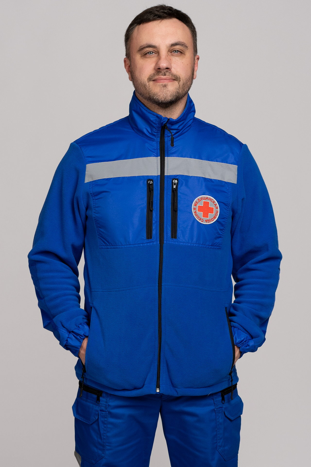 Толстовка флисовая мужская Скорая помощь Medicline