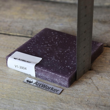 Смальта фиолетового цвета, 300 гр, в кирпичиках V1-3004