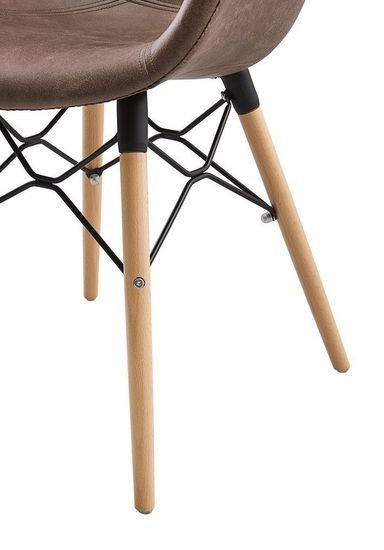 Стул Soren коричневая экокожа