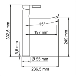 Main 4103H Смеситель для умывальника