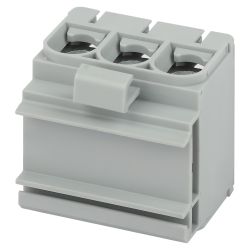 Клемма силовая вводная КСВ ЭРА NO-224-143 тройная KE61.03 6-50 мм2 серая L