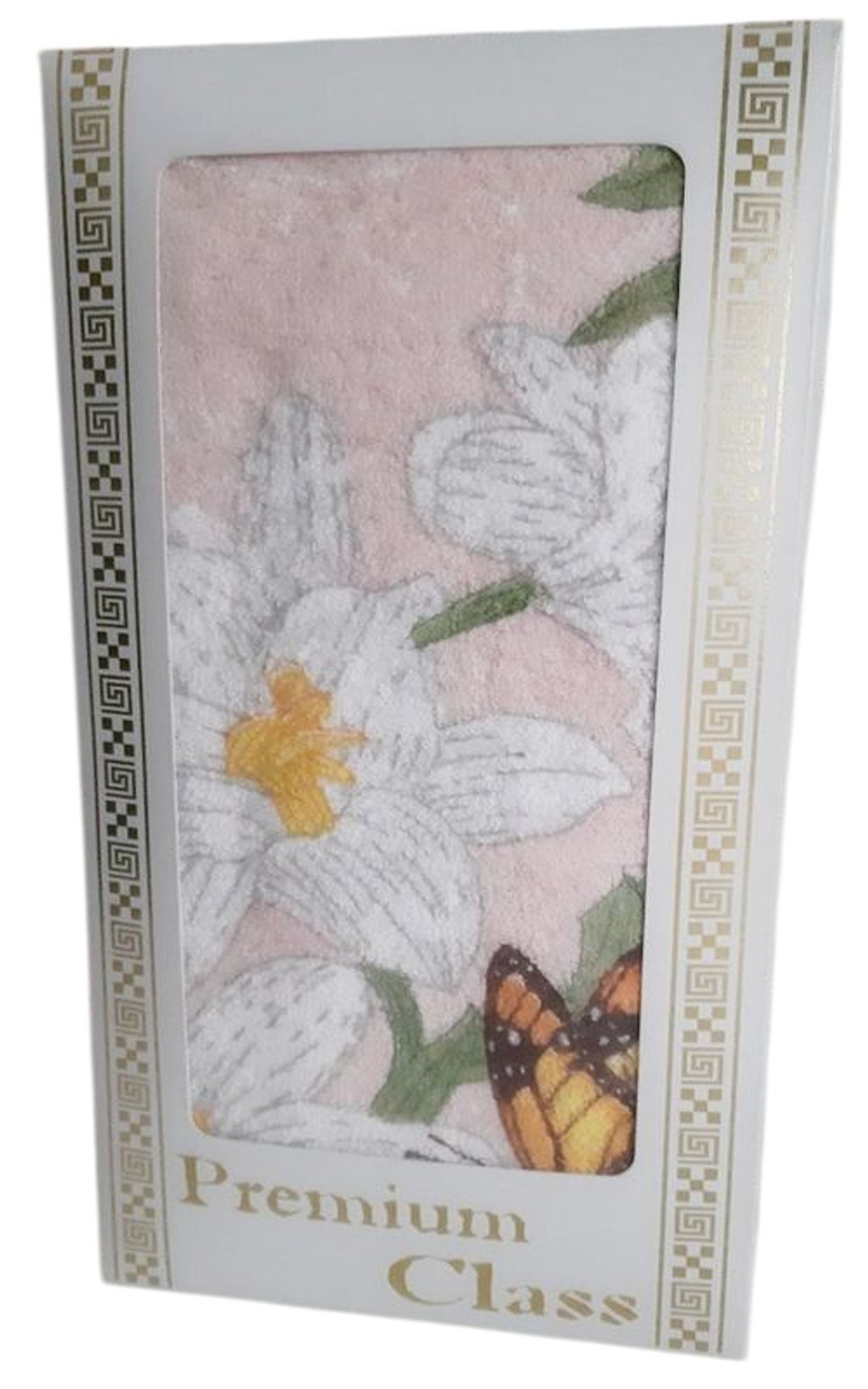 Полотенце махровое в подарочной упаковке, 100% хлопок, Китай.