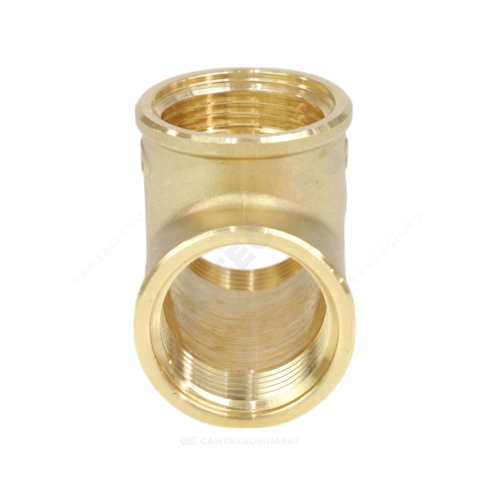 Тройник латунь Ду 50 (2") ВР LD LD.65.514.50