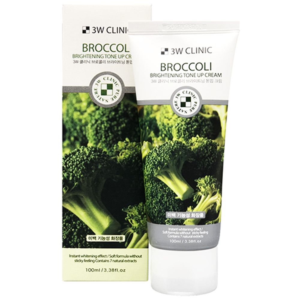 3W Clinic Крем осветляющий с экстрактом брокколи - Broccoli brightening tone up craem, 100мл