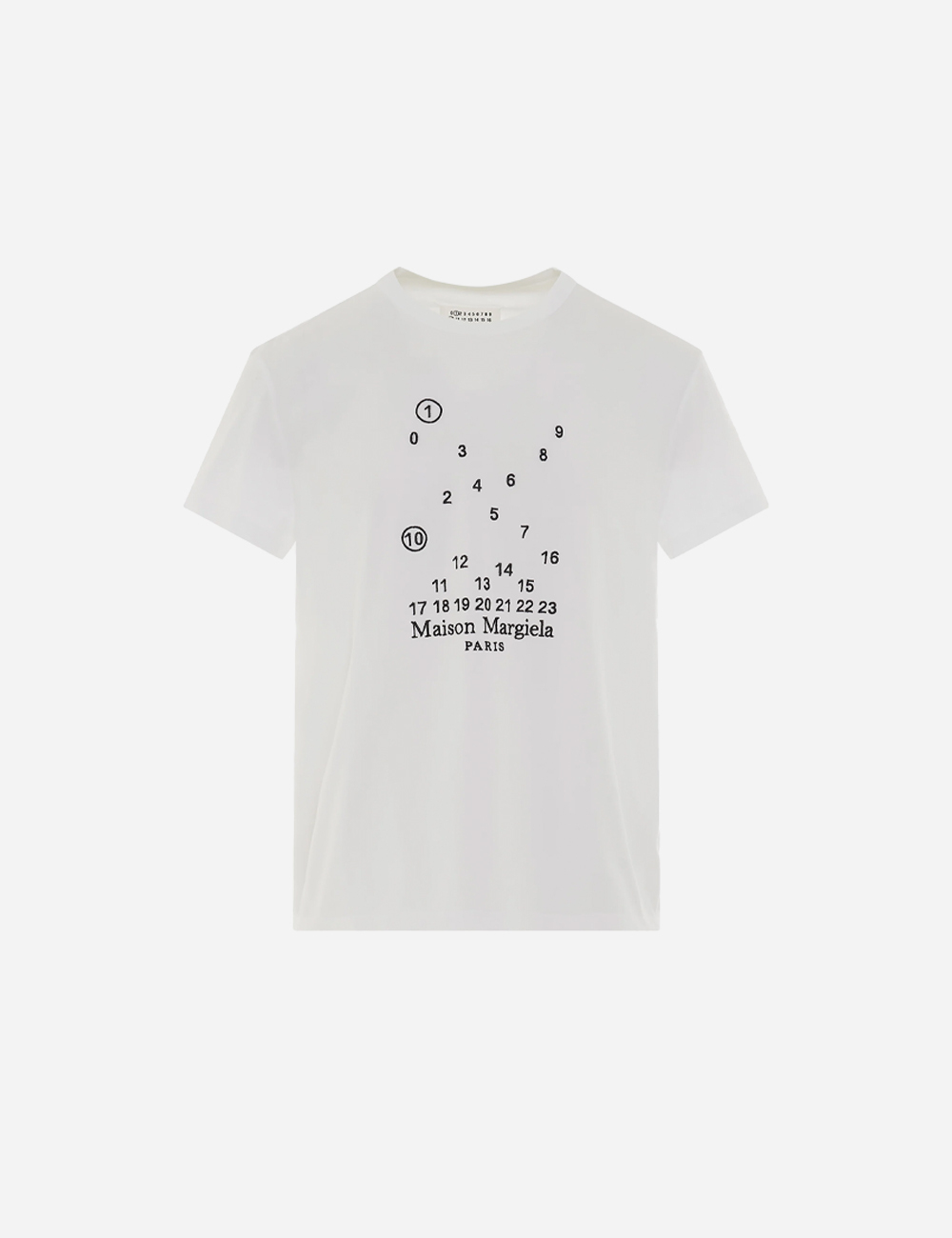 Maison Margiela Numeric logo White T-Shirt
