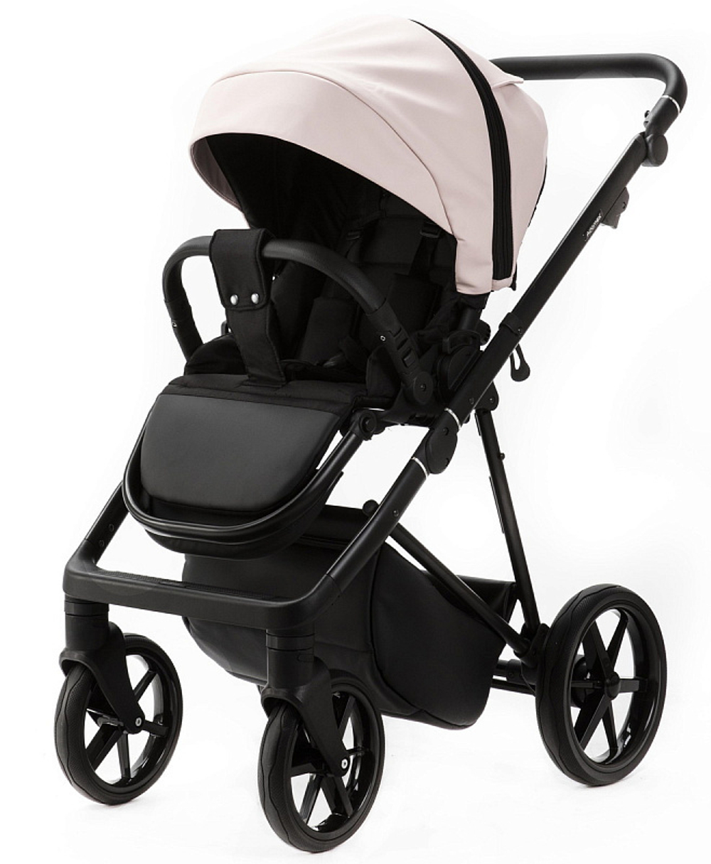 Детская коляска Adamex Vasco Deluxe 2 в 1 V-SA15 (СВ.РОЗОВАЯ КОЖА)