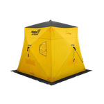 Палатка зимняя п/автомат Helios Piramida Extreme V2.0 2.0x2.0x2.07м 2000мм (Широкий вход с внутренними порогами) HS-IST-PE-2.0 Желтый-Черный