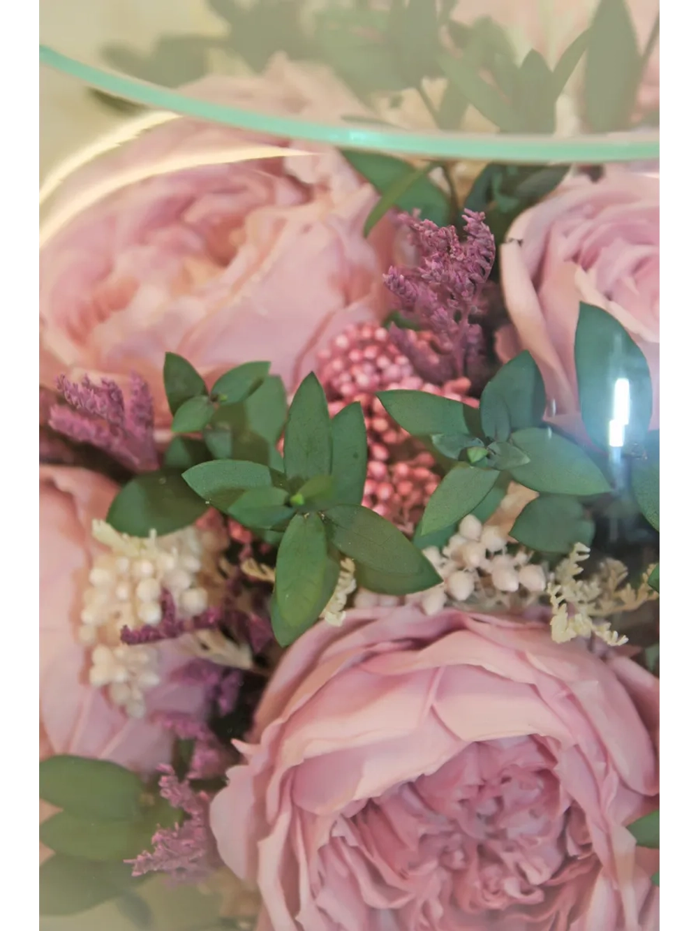 натуральные пионы в стекле, вакуум*