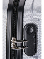 Маленький чемодан L'Case Krabi, серебристый, S