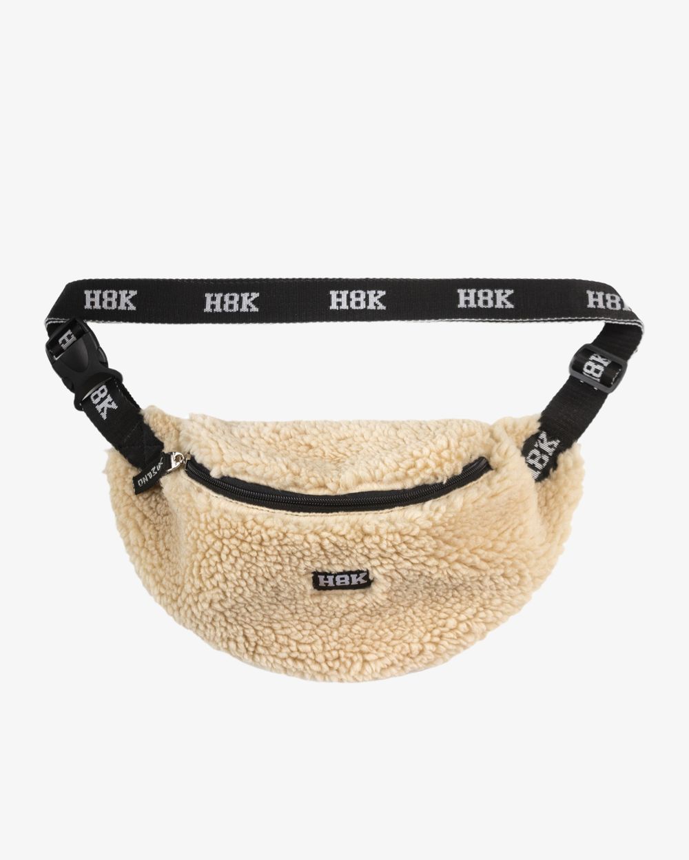 Сумка Hook поясная Лилджуниор Шерпа бежевая