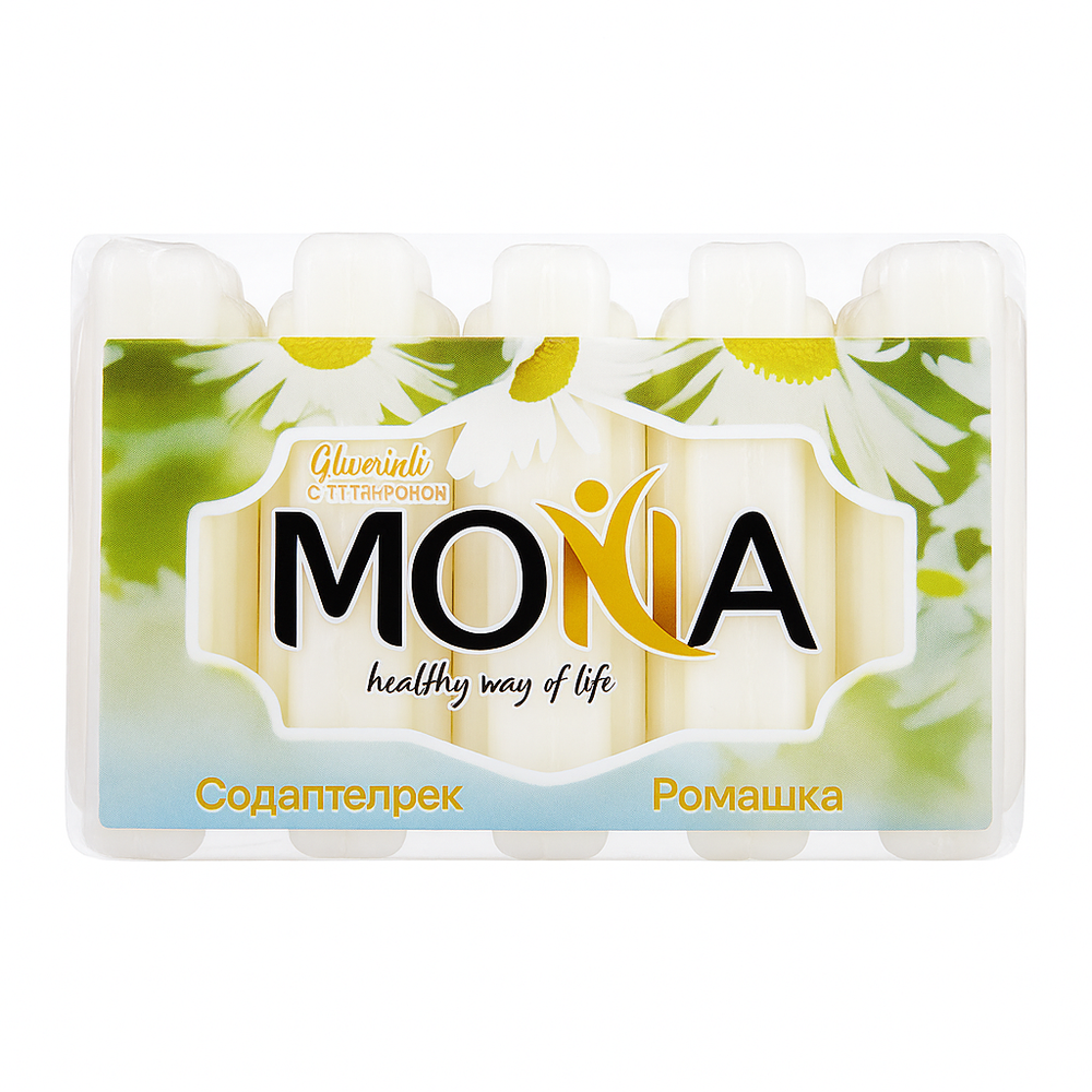 Туалетное мыло Mona Ромашка 5 шт 300 гр