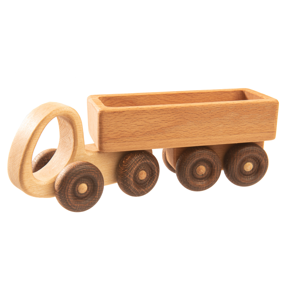 Деревянная машинка Трейлер Леснушки