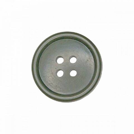 Пуговица пластиковая 17 мм 4 отверстия олива
