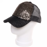 Бейсболка «Fashion city», пайетки, микс 3 цвета, р .58