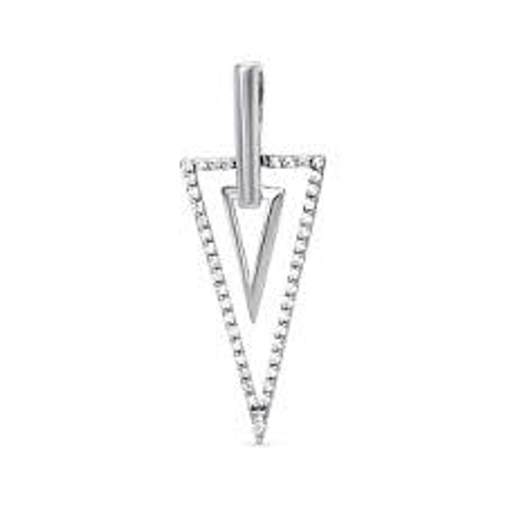 Подвеска из золота с фианитами