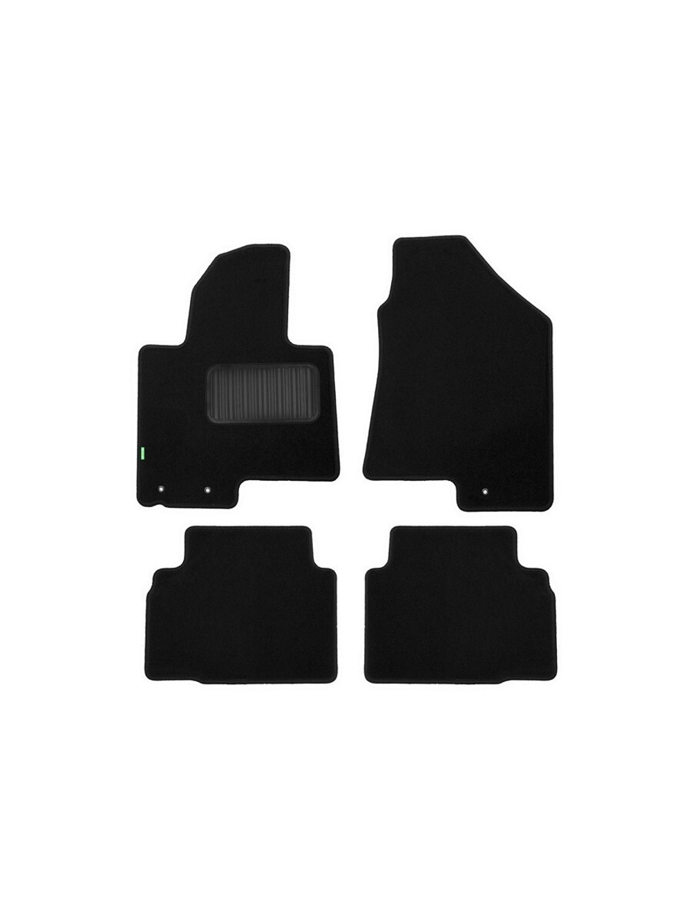 Коврики в салон для HYUNDAI IX35 2010-2013, 2013-2015, кроссовер, 4 шт. (текстиль) KVR02203601210KH