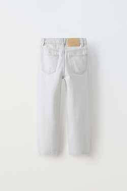 ZARA ДЖИНСЫ MOM FIT, ГОЛУБОЙ