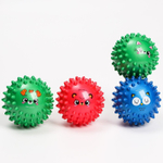 5239075 Развивающий массажный мячик «Тигрёнок», средней жёсткости, d=8 см, цвет МИКС