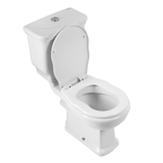 Унитаз компакт безободковый с сиденьем P-trap BelBagno BOHEME BB115CPR + BB115T