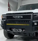 Бампер силовой с кронштейном под лебедку для Toyota Land Cruiser Prado 250 LC250 Крузак Крузер Передний бампер стальной