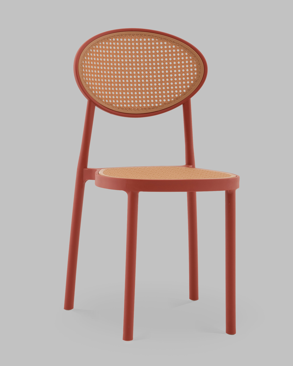 Стул Junie пластиковый красный