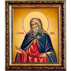 Авраам праведный праотец. Икона на холсте.