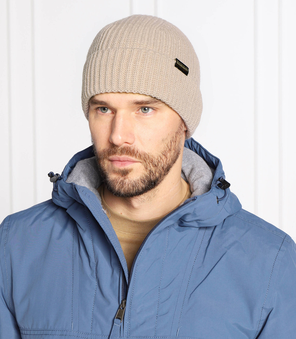 шапка foli 3 Napapijri - экрю(NP0A4GK8)