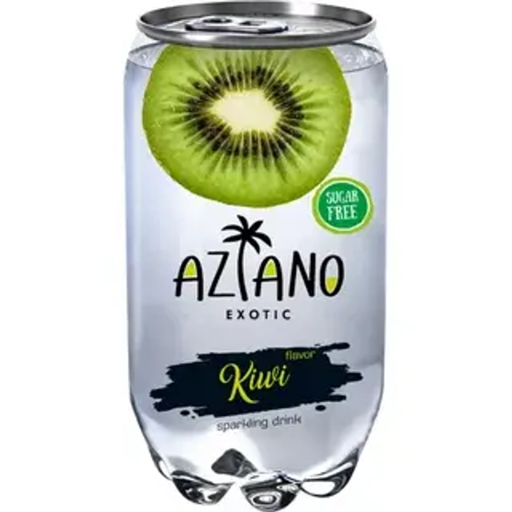 Газированный напиток Aziano Kiwi 350мл