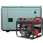 Генератор бензиновый SUNREKA G8500TEAX с кожухом Geon 1200 RAL 7031