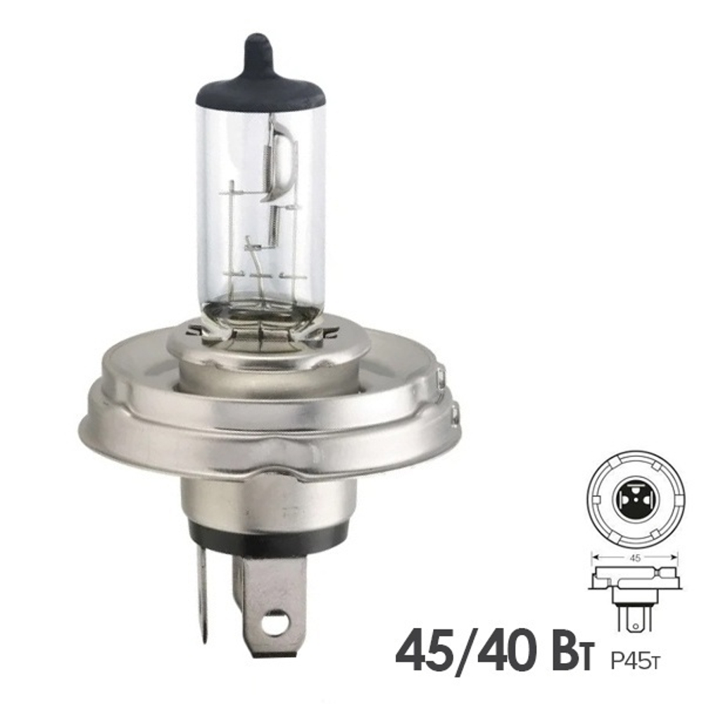 Автолампа HR2 12V- 45/40W Philips (P45t)  #12475C1 ORIGINAL