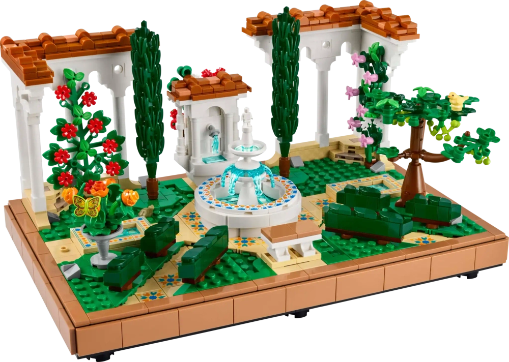 Конструктор LEGO Icons 10359 Сад с фонтаном