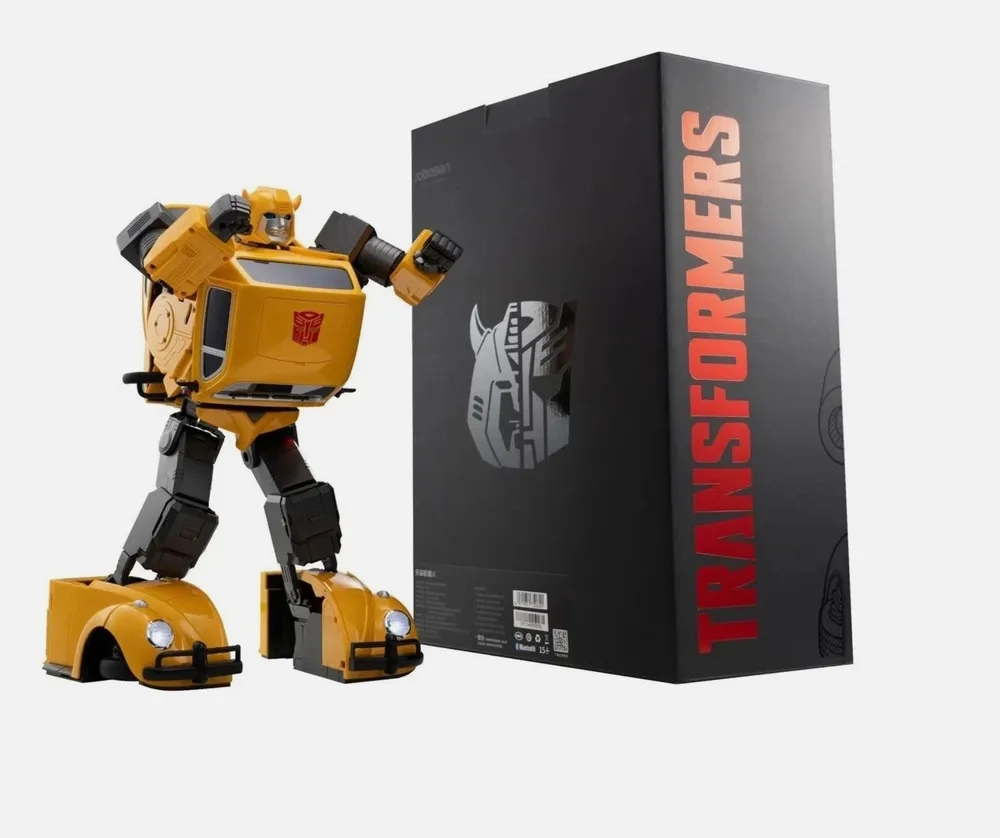 Робот-трансформер Robosen Transformers G1 Бамблби с голосовыми командами и программируемыми движениями