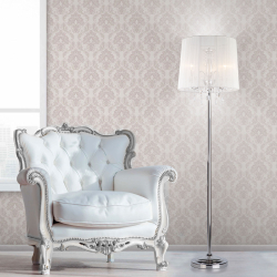 Торшер Eurosvet 2045/3F хром / белый