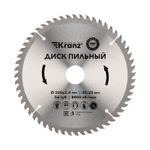 Диск пильный 200 мм х 56 зуб х 30/20 мм KRANZ