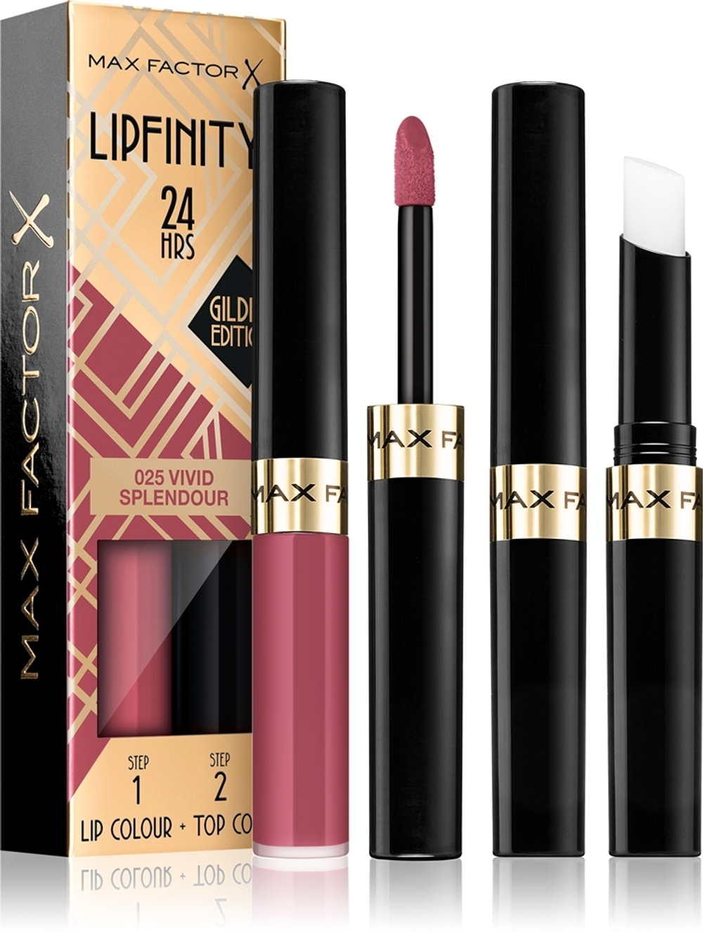 Max Factor Lipfinity Gilded Edition - Перманентная помада с бальзамом, 4,2 g