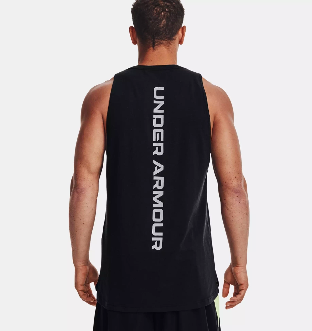 Майка мужская Under Armour UA BASELINE COTTON TANK-BLK