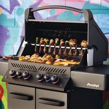 Газовый гриль Napoleon Phantom Prestige 500, 6 горелок (с ИК-горелкой), чёрный